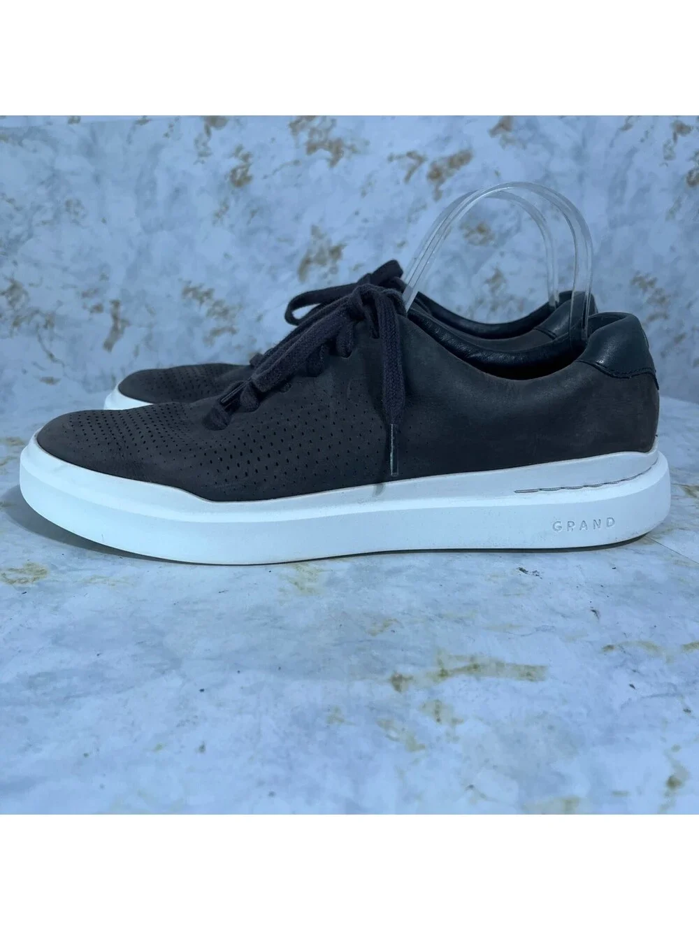 Cole Haan Grandpro Rally Mens Size 9.5 Shoes Blue Leather Comfort Casual Sneaker